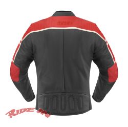 IXS- Jacke CURTIS aus Rindsnappaleder Rückenansicht