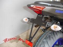 Kennzeichenhalter Yamaha MT07 mit LED Kennzeichenleuchte