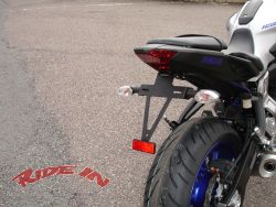 Kennzeichenhalter Yamaha MT07 mit LED Kennzeichenleuchte