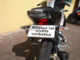 Kennzeichenhalter YZF-R 125