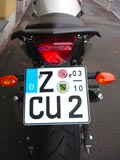Kennzeichen-Blinkerhalter Yamaha XJ 6