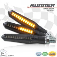 LED-Blinker Runner, SEQUENTIELL, schwarz, getönt